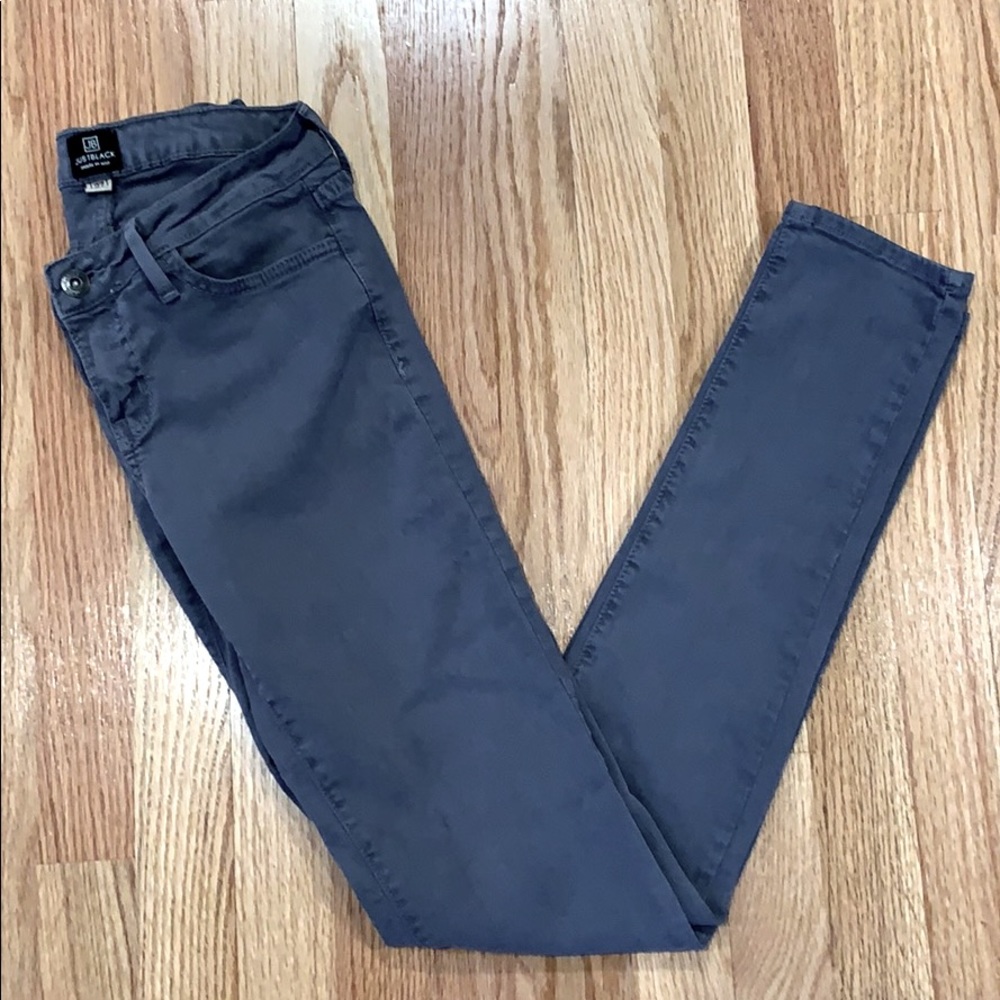 Just Black Skinny Jeans Size 27, Gray